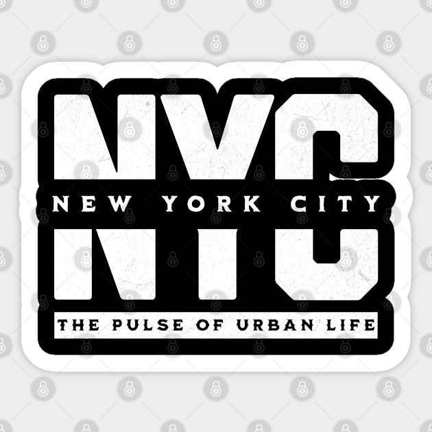 The pulse of urban life Sticker by peace and love